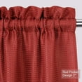 thumbnail image 3 of Kitchen Waffle Weave Curtains, Waterproof Rod Pocket Short Curtain, Bathroom Valance, 3 of 7