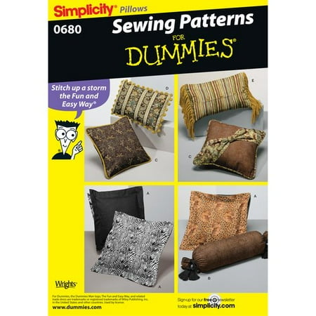 Simplicity Creative Center Pillow Pattern, 1 Each