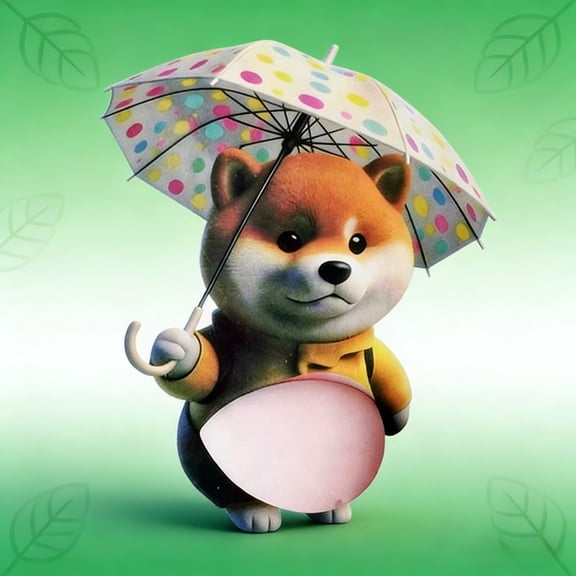 BGZLEU 3D Shiba Inu Dog Belly Sticker,Super Soft Silicone Anti-Collision Sticker for Home Aesthetics,Cute Puppy Wearing Orange Outfit with Pink Belly Decals Gift