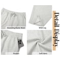 thumbnail image 6 of Fantaslook Womens Sweatpants Baggy Fleece Lined Wide Leg Sweatpants Drawstring Warm Lounge Pants with Pockets, 6 of 10