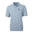 thumbnail image 2 of Men's Cutter & Buck Navy Kansas City Royals City Connect Virtue Eco Pique Botanical Print Recycled Polo, 2 of 3