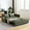 Green, variant on Multi-Functional Sofa Bed with Iron Hinges / Adaptable for Different Settings