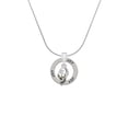 thumbnail image 2 of Delight Jewelry Silvertone Medium Skull Joy Ring Charm Necklace, 18", 2 of 4