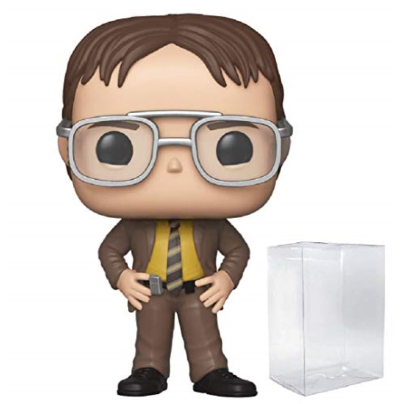Funko TV: The Office - Dwight Schrute Pop! Vinyl Figure (Includes Compatible Pop Box Protector