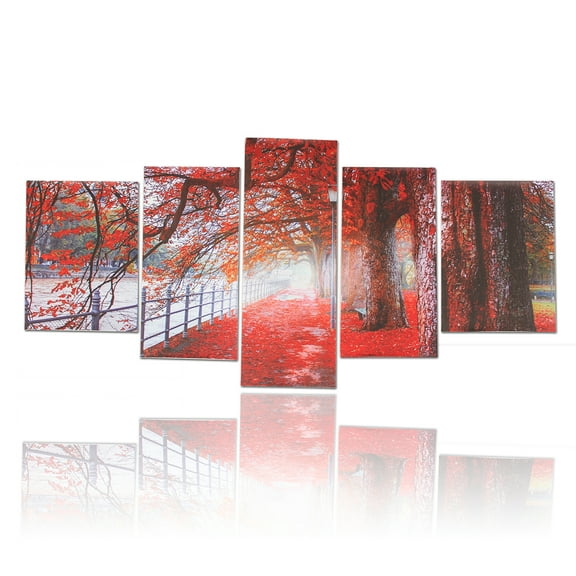 Abstract Wall Art | Red