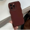 thumbnail image 6 of Wave Frame Wine Red Soft  for iPhone Case (Red,iPhone 15 Pro), 6 of 6