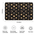 thumbnail image 3 of Black Gold Sun Moon Pattern Bathroom Rugs Mat,Non Slip Microfiber Bathroom Rug,Rubber Backing,Soft Bathroom Mats for Bathroom Floor,Tub and Shower,17x27in(43x68cm), 3 of 5