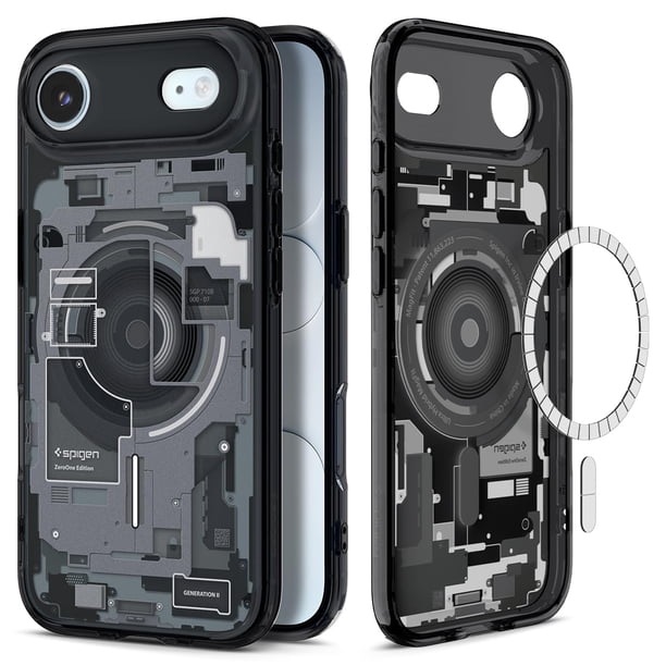 Funda Spigen Ultra Hybrid MagFit para iPhone 17 Air Negra