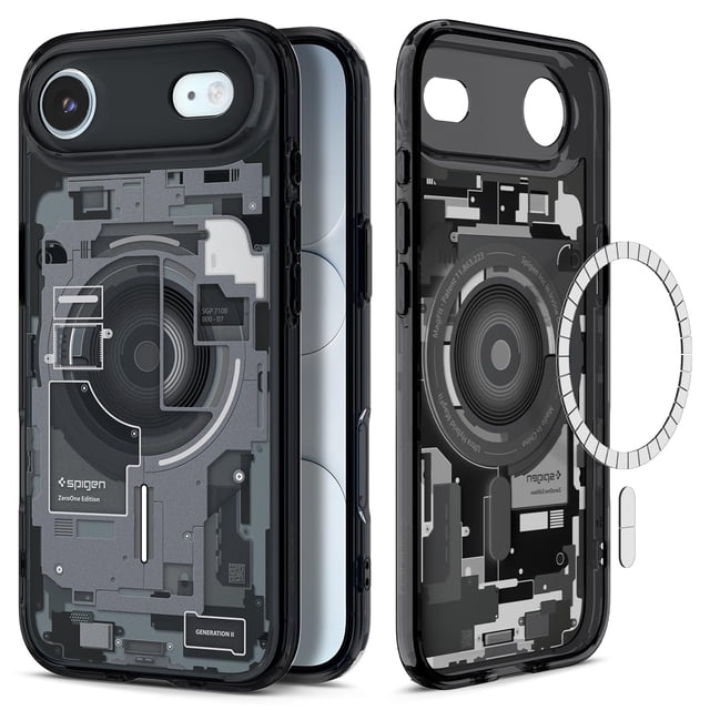 Funda Spigen Ultra Hybrid MagFit para iPhone 17 Air Negra