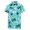 Z9-Mint Green, variant on GUNIA Boys Hawaiian Shirt Short Sleeve Casual Button Down Kids Beach Vacation Shirts Tropical Summer Tops 3-15 Years Light Blue
