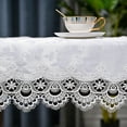 thumbnail image 7 of European Lace Round Tablecloth Elegant Minimalist Design for Dining Room Living Room Hotel Use Luxurious oval shape Table Cover, 7 of 7