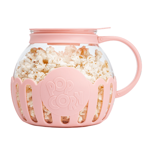 Paris Hilton Microwave Popcorn Popper, Dishwasher Safe, 3.3-Quart, Pink