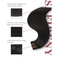 thumbnail image 3 of Extensiones de cabello SAFIRENY Clip in 14 cm, negro natural, 140 g, 3 of 7