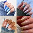 thumbnail image 2 of Fake Nails UNA GELLA GEL X Tips para uñas cortas con forma de almendra, 504 unidades, 2 of 8