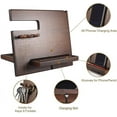 thumbnail image 4 of Regalo original para hombre, idea de regalo para el Día del Padre, organizador de escritorio multifuncional, ganchos para llaves, relojes, soporte para teléfono, regalo para papá y mamá, regalo para e, 4 of 4