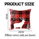 thumbnail image 2 of 4 Uds. Funda de almohada decorativa navideña de lino con copos de nieve y alce (relleno de almohada no incluido), 2 of 5