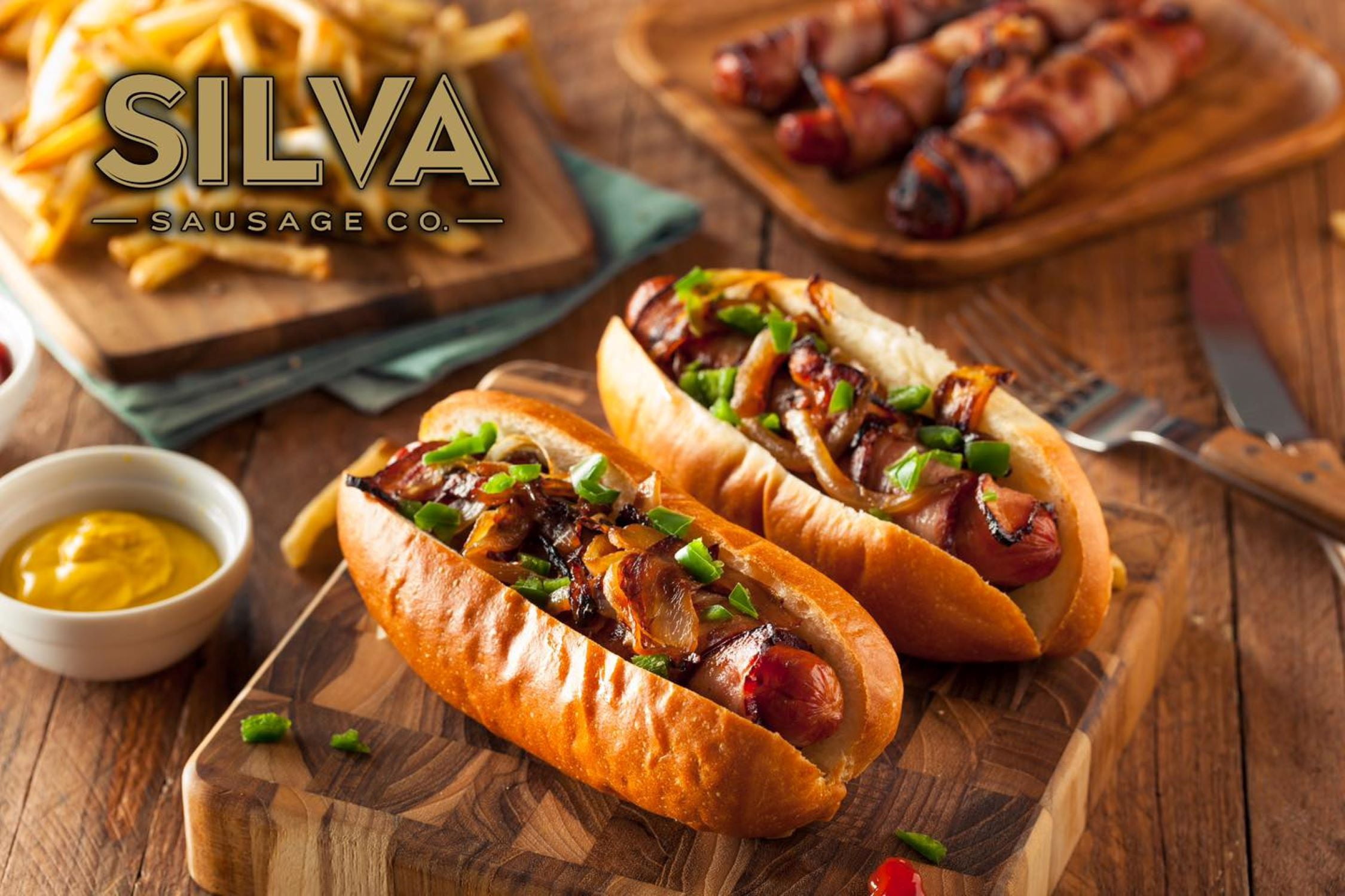 Silva Louisiana Brand Premium Hickory Smoked Hot Links, Refrigerated, 12 oz Plastic Sealed