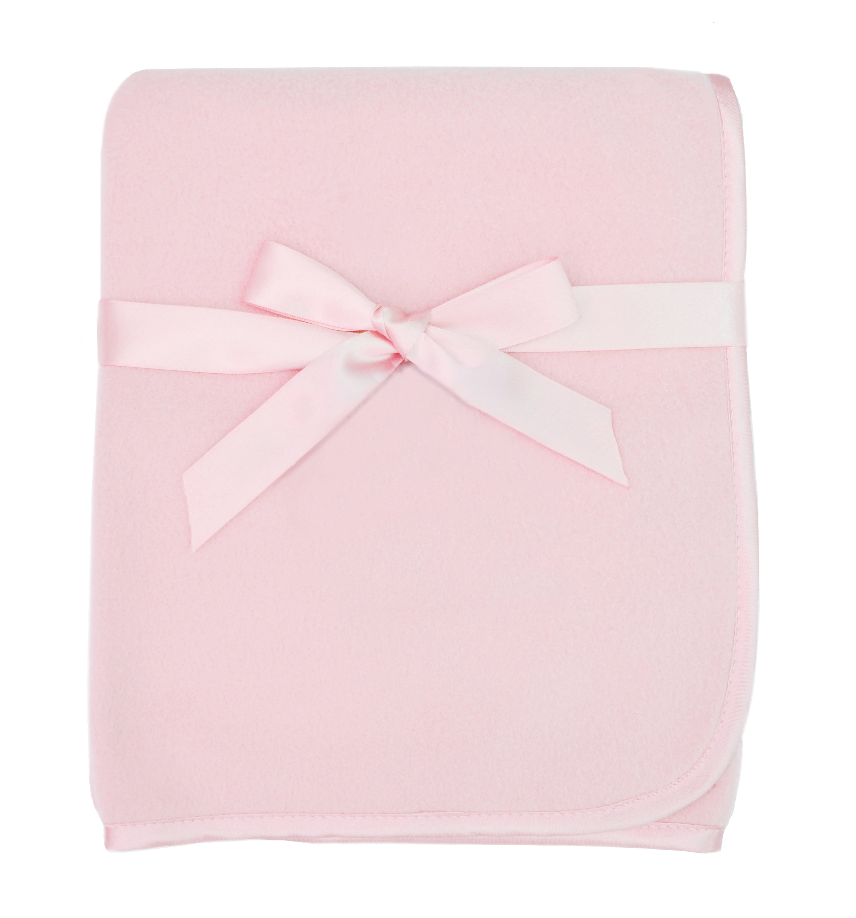 American Baby Company Fleece Blanket, Pink, 30 x 30, for Girls