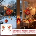 thumbnail image 2 of Large Red Christmas Window Sticker, 18x24 Inch Static Cling Decal for Glass, Holiday Decoration for Home & Office, 2 of 9