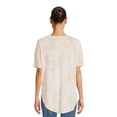 thumbnail image 5 of Time and Tru Women's V-Neck Tunic T-Shirt, 2-Pack, 5 of 5