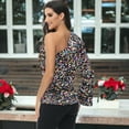 thumbnail image 2 of Women's One Shoulder Long Sleeve Sequin Party Top- XX Large, Multicolored, 2 of 6