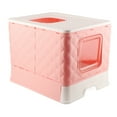 thumbnail image 3 of Cat Litter Box With Lid,Drawer Type Cat Toilet Detachable Washable Large Space Semi Closed Cat Toilet Litter Box With Lid For Cats Kittens, 3 of 8
