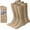 6 Pairs Beige, variant on Diamond Star Men's Military Boot Socks – Quick-Dry Cotton Crew for Police, Fire, and Trekking/Hiking (Black - 6 Pairs, Socks Size 10-13, Fit Men's Shoe Size 10-12)