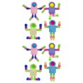 thumbnail image 3 of 8pcs Dismountable Robot Fidget Toys Diy Fingertip Gyro Toy Self-assembly Robot Fidget Sensory Toys, 3 of 9