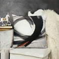thumbnail image 2 of YINGXI Black White Abstract Art Line Pillow Covers Modern Print Decorative Pillowcases Farmhouse Throw Cushion Case Decor for Couch Sofa Bed 22x22in, 2 of 5