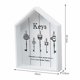 thumbnail image 2 of Caja De Llaves De Estilo Moderno Con Forma De Casa, Caja De Almacenamiento Para Colgar En La Pared Con Llave De Madera, Joyero Sweethay HA023626-00, 2 of 7