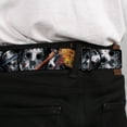 thumbnail image 4 of Warner Bros. Horror Movies Belt, Seatbelt Buckle Belt, Friday the 13th Welcome to Camp Crystal Lake Jason Mask Axe, 34 to 52 Inches, 4 of 9