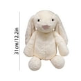 thumbnail image 2 of Kiewfjdk Easter Bunny Plush Toys Gray, 12" Soft Plush Bunny Stuffed Animal with Floppy Ears, Easter Decorations & Basket Stuffers, Long Ear Stuffed Rabbit Toys for Kids, Boys, Girls Age 3+, 2 of 6