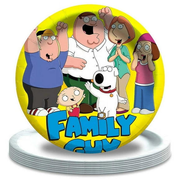 Family guy Paper Plates Birthday Decorations Party Supplies Tableware Disposable Dinnerware