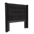 thumbnail image 3 of Box Base Cama Individual + Cabecera Titan Negro Dicasa  Titan Black, 3 of 8
