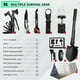thumbnail image 4 of Kit de primeros auxilios de supervivencia de 171 piezas con equipo de supervivencia, suministros de primeros auxilios, tienda de campaña de emergencia y bolsa de nailon MOLLE, ideal para coche, viajes, 4 of 5
