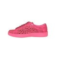 thumbnail image 3 of Lady Couture Laser Cut Sneakers with Rhinestone Women's Shoes, Paris, Fuchsia, 35, 3 of 5