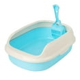 thumbnail image 2 of Esquirla Cat Li Box Durable Cat Li Container Cat Toilet Easily Clean Practical Ca Blue, 2 of 8