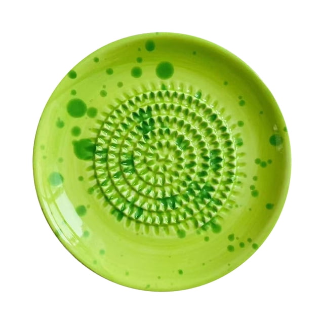 Miogawg Ceramic Garlic Grater Natural Grinder Decorative Mincer For Ginger Garlic Cheese Hand For Garlic