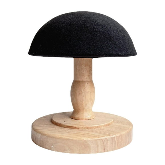 Soporte de exhibición de sombreros BLESIY Organizador de mesa Gorra de béisbol de madera
