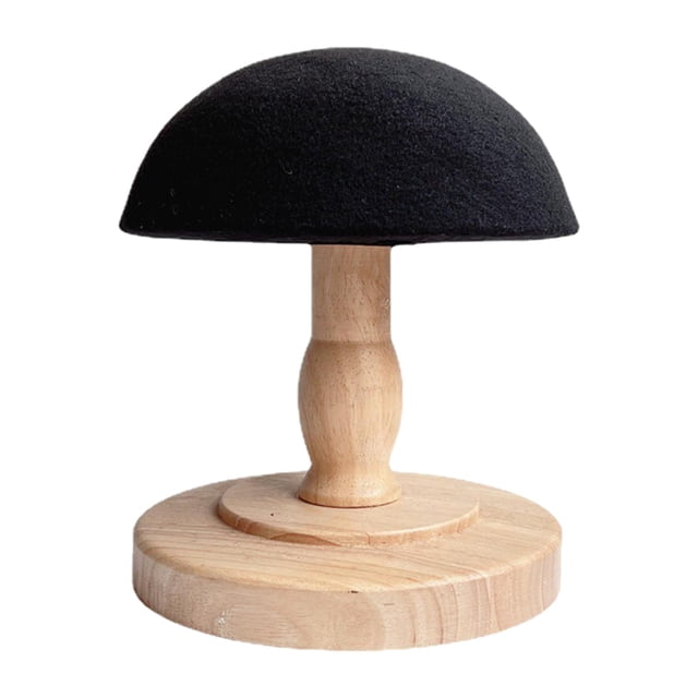 Soporte de exhibición de sombreros BLESIY Organizador de mesa Gorra de béisbol de madera