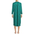 Hanes Women's Long Sleeve Henley Sleep Gown