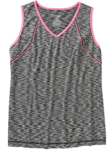Danskin Now - Women's Plus-Size Performance Tank with Piping Detail ...