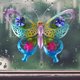 thumbnail image 4 of Mariposa jardín estaca decoración hierro pared arte decoración yarda adorno al aire libre, 4 of 6