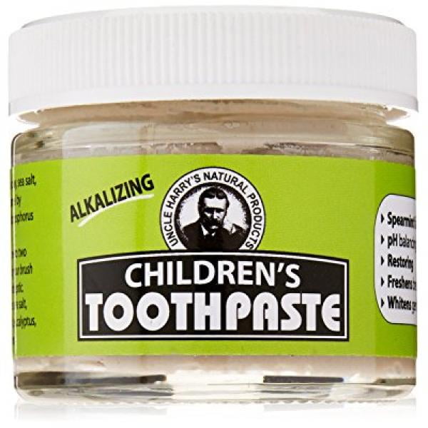Uncle Harry's Fluoride Free Children's Toothpaste (Mild Spearmint), 3