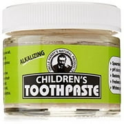 Uncle Harry's Fluoride Free Children's Toothpaste (Mild Spearmint), 3 oz glass jar