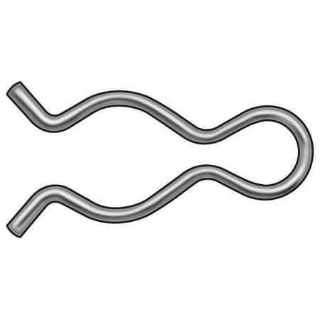 

ZoroSelect Cotter Pin Hairpin 1/32 Dx5/16 L PK100