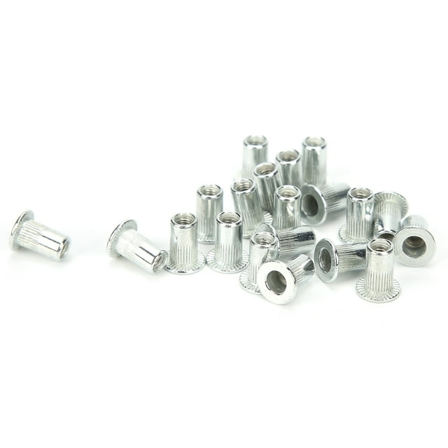 Tuercas Remachables De 100 Piezas, Tuerca Remachadora De Extremo Abierto, Precisa, Estable Y Confiable, Conveniente Para Decoración De Muebles Automotrices, Productos Eléctricos
