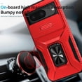 thumbnail image 5 of Funda para GANGXUN Google Pixel 8 - Soporte metálico, Función magnética, Rojo, 5 of 5