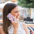 thumbnail image 4 of Marble Pattern Case for Samsung Galaxy A33 5G (Not 4G), Built-in 360 Rotatable with Ring Holder Kickstand Slim Shockproof Bumper Phone Case Cover for Samsung Galaxy A33 5G DLS Golden Purple, 4 of 12