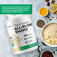 thumbnail image 3 of Plant Based All-In-One Protein Powder - High Protein Meal Replacement Shake - With Greens & Probiotics-Pea Protein Powder - Gluten Free,Soy Free,Dairy Free - 19 Servings-799g tub Protein Drink Vanilla, 3 of 8